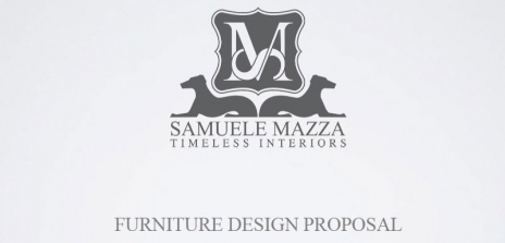 SAMUELE MAZZA - Furniture Proposal